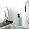 Soap Dispenser for Bathroom, Kitchen Sink, Green, 450 ml (15 oz). Rinnig, Ikea.