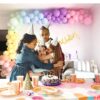 Special You Happy birthday decorations party supplies for girl boys pastel rainbow balloon arch garland kit star bunting garland Cake topper 1st, 2nd, 3rd, 5th happy birthday decorations - 95 items - Image 4