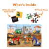 Skillmatics Floor Puzzle & Game - Piece & Play Construction Site, Jigsaw & Toddler Puzzles, Educational Toy, Gifts for Boys & Girls Ages 3, 4, 5, 6, 7 (48 Pieces, 2 x 3 feet) - Image 2