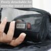 Sittella Hanging Roll Up Makeup Travel Organizer Storage for Women | Cosmetic Storage Bag | Multipurpose Toiletry Kt | 4 Removable Storage Bags for Makeup, First Aids, Medicine, Personal Care- (Black - Image 4