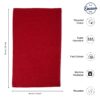 Encasa Homes Anti-Odour Waffle Kitchen Dish Towels, 18 x 28 inch (12 Pc Set) Highly Absorbent, Tea Towels for Cleaning & Quick Drying, Eco-Friendly Cotton - Multicolor - Image 4