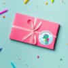 weRevel Underwater Aqua Theme Thank You Party Stickers, 40 Count, 2 Inches, Round, 20 Unique Designs - Image 2