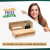 YAJNAS Premium Non Magnetic Wooden White Board Duster, Black Board Wooden Duster Whiteboard Eraser for Erasing White Board Marker Or Chalk Board Writing Erasing Wooden Duster Pack of 1 Multicolour - Image 5