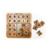 Galliard Games Wooden Puzzle Number Slide Fifteen Puzzle, Non-Magnetic Pieces (5X5 - ABC) Large Beige - Image 4