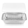 NYHI 50-Pack Heavy Duty Disposable Aluminum Oblong Foil Pans with Lid Covers Food Storage Tray Extra-Sturdy Containers for Cooking, Baking, Meal Prep, Takeout - 8.4" x 5.9" - 2.25lb - Image 5