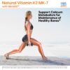 Doctor's Best Natural Vitamin K2 Mk-7 Capsule , Supports Bone Health & Soft Tissue Elasticity, 180 Ct - Image 2