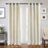Deco Window 1 Inch Curtain Rod Telescoping Single Drapery Rod 36 to 66 Inches,Hammered Round Finials,Black Matte - Image 2