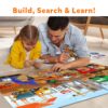 Skillmatics Floor Puzzle & Game - Piece & Play Construction Site, Jigsaw & Toddler Puzzles, Educational Toy, Gifts for Boys & Girls Ages 3, 4, 5, 6, 7 (48 Pieces, 2 x 3 feet) - Image 5