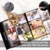 Ywlake Photo Album 4x6 1000 Pockets, Extra Large Capacity Linen Cover Picture Albums Holds 1000 Horizontal and Vertical Photos Grey - Image 3