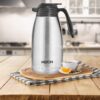 Milton Thermosteel Classic, 2000 ml | 68 oz | 2.1 qt. Stainless Steel Thermal Coffee Carafe, Hot and Cold for Long Hours, Vacuum Thermal Pot Flask for Tea a and Beverages, Rust and Leak-proof | Silver - Image 4