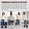 Home Slipper Indoor Slipper Boots, Womens Winter Warm Thick Lining Fun Cute Pom Poms Fuzzy Long Fleece Ankle House Boot Slippers Shoes,M,Pink - Image 4