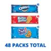 Nabisco Cookies Variety Pack, OREO, Nutter Butter, CHIPS AHOY!, 48 Snack Packs (4 Cookies Per Pack, 4 Boxes) - Image 2