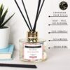 Soul & Scents Reed Diffuser Set | 4.06 oz (120ml) Blossom Scented Diffuser with Free Fiber Sticks (1 Pack) | Home Fragrance Essential Oil Reed Diffuser for Bathroom Shelf Décor, Office & Bedroom