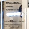 Professional Hollywood Makeup Lighting (one Set) Cordless with LED Bulbs Portable Makeup Light LED Vanity Mirror Lights Bright Lighting Fixture Strip for Bathroom Dressing Room Vanity Table - Image 2