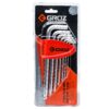 Groz 36101 ALLENKEY, METRIC 2.5MM - 10MM, BALL END, 7 PC SET, - Image 2