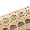 Modular Hobby Paint Storage Rack Paint Bottle Organizer Caddy Stand Tower with Brush Holder | DIY Display Shelf Kit for Model Art Citadel Craft Paint, Ink, Nail Polish, Essential Oils (35mm Holes) - Image 3