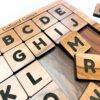 Galliard Games Wooden Puzzle Number Slide Fifteen Puzzle, Non-Magnetic Pieces (5X5 - ABC) Large Beige - Image 5