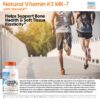 Doctor's Best Natural Vitamin K2 Mk-7 Capsule , Supports Bone Health & Soft Tissue Elasticity, 180 Ct