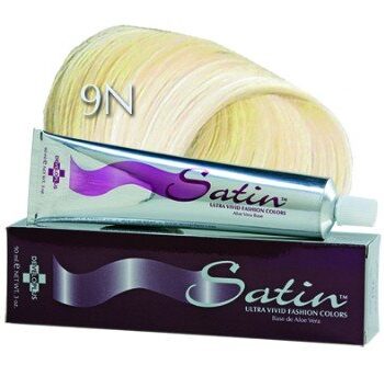 Developlus Satin Color #9N Very Light Blonde 3 Ounce (88ml) (3 Pack)