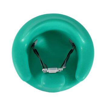 Bumbo Infant Floor Seat Baby Sit up Chair, Baby Sitting Support for 3-12 Months with 3 Point Adjustable Safety Strap Harness & Rounded Backrest, Aqua