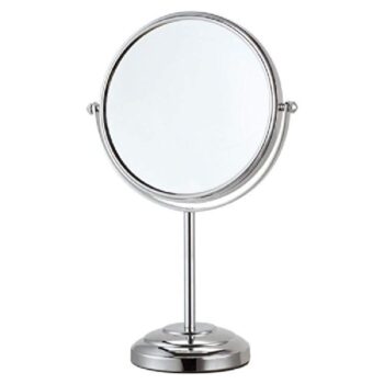 Nameeks AR7724-CR-3x Glimmer Double Face 3x Magnification Table Makeup Mirror, Chrome/Satin Nickel