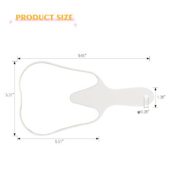 ANNWAH Cute Tooth Shaped Mirror - Hand Mirrors with Handle Makeup Mirror for Women Kids Hand Mirrors Dental Mirror Handheld Lightweight and Smooth