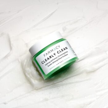 Farmacy Makeup Remover Cleansing Balm - Clearly Clean Fragrance-Free Makeup Melting Balm - Great Balm Cleanser for Sensitive Skin (3.4 Fl Oz)