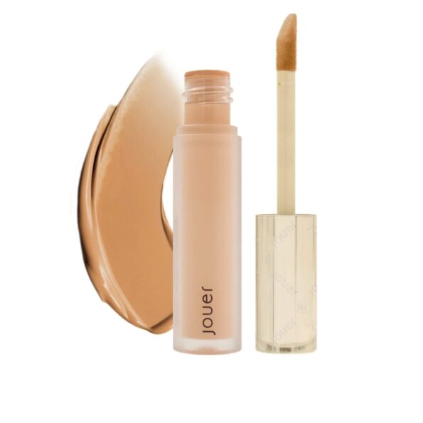 Jouer Essential High Coverage Liquid Concealer - Soft Matte Finish - Color Corrector for Spot Coverage, Under Eye Dark Circles and Contour, DulceDeLeche