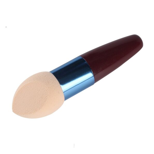 Scala Foundation Makeup Sponge Eco Blender Beauty Cosmetics Egg Puff Make Up Sponge Brush (3pcs Green+Rose+Brown)