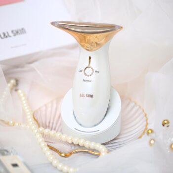 L&L SKIN Facial Massager, Face Neck Massager with Hot & Cold Modes for Wrinkles