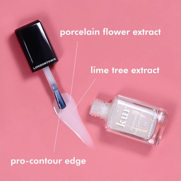 LONDONTOWN Illuminating Nail Concealer, Vegan, Cruelty Free, Gluten Free, Paraben Free,Pink, 0.40 Fl Oz (Pack of 1)