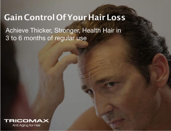 Tricomax Scalp Therapy | Hair Regrowth Stimulating Lotion | Fine & Thinning Hair | Hair Thickening and Regrowth Treatment for Men and Women | 118 ml / 4 oz
