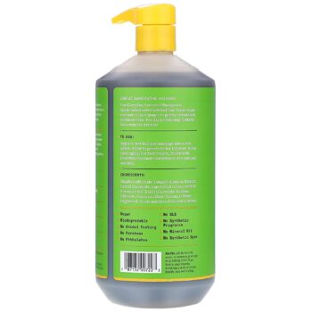 Alaffia EveryDay Coconut Shampoo - Normal to Dry Hair, Helps Gently Clean Scalp and Hair of Impurities with Ginger and Coconut Oil, Fair Trade, Purely Coconut 32 Fl Oz