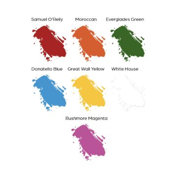World Famous Tattoo Ink - 7 Color Simple Tattoo Kit - Professional Tattoo Ink in Color Assortment - Skin-Safe Permanent Tattooing - Vegan & Non-Toxic (0.5 oz Each)