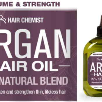 Hair Chemist 99% Natural Volume and Strength Hair Oil - Argan Oil 7.1 oz.