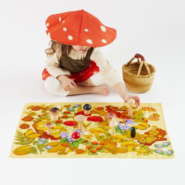 Seek and Find Mushroom Playsilk