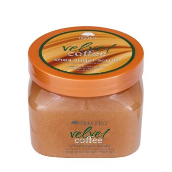 Tree Hut Velvet Coffee Shea Sugar Scrub, 700251, 1.125 Pound (Pack of 1)