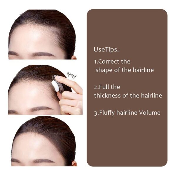 Hairline Powder(Gray) Hair Root Dye, Instantly Hair Color Shadow Cover Gray Hair Root, Hair Touch-Up, Thin Hair Powder 4g…