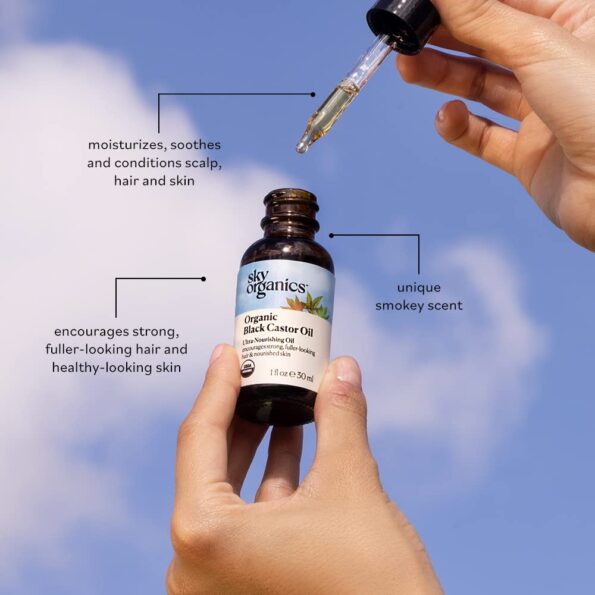 Sky Organics Organic Marula Oil for Face 100% Pure & Cold-Pressed USDA Certified Organic to Replenish, Balance & Boost Glow, 1 fl. Oz
