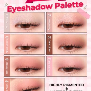 AMTS x True Beauty Edition - Some Love EyeShadow Makeup Palette | Matte Shimmer Metallic, Long Lasting, Cheek blush, All My Things, K Beauty, Pink Gold makeup