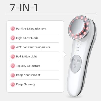 AUYUKOI Microcurrent Facial Device Facial Massager Face Roller Tools for Skin Care Microcurrent Multifunctional Facial Massager