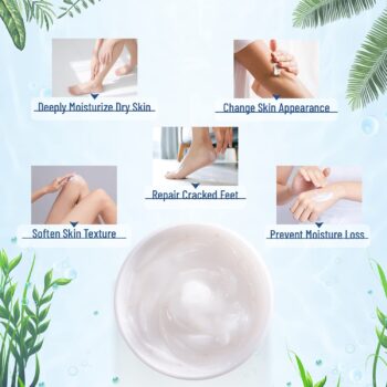 OUKEYA Urea Cream 40 Percent, Urea Foot Cream for Dry Cracked, 40 per Urea Lotion for Feet Maximum Strength
