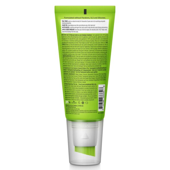 Yes To Tea Tree Scalp Treatment, Soothing Formula To Remove Build Up, Leaving Scalp Cleansed & Calm, With Tea Tree, Witch Hazel, Apple Cider Vinegar & Sage Oil, Natural, Vegan & Cruelty Free, 3 Fl Oz