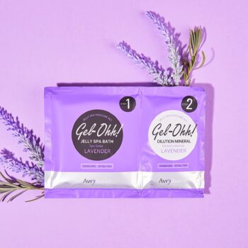 AvryBeauty Gel-Ohh Jelly Spa Bath 3 Pack, Lavender Infused, Lavender Scented, Pedicure, Salon Services, Jelly Pedicure, Pedicure at Home, DIY Pedi