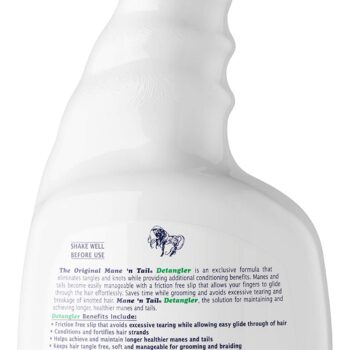 Mane 'n Tail Detangler ElIMINATES TANGLES & Knots 32 Ounce Sprayer