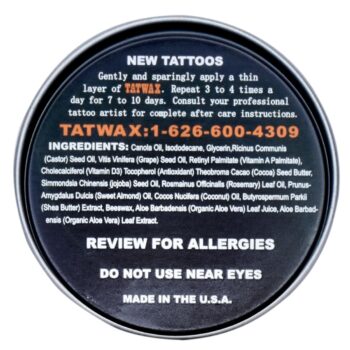 Tattoo Soothing Balm~ Original TAT WAX~ 1 oz~ Made In The USA!!