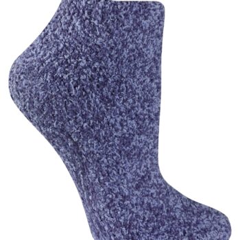 Dr. Scholl's Womens Low Cut Soothing Spa - Lavender & Vitamin E Infused 2 3 Pair Packs Bottom Grippers Sock, Blue, Pink/Blue, 4-10 US