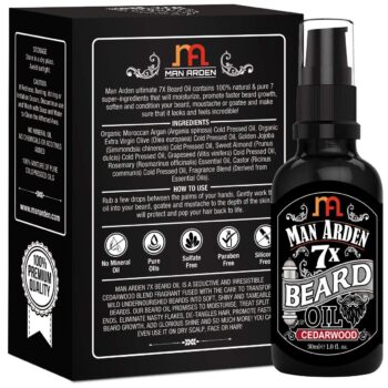 Man Arden 7X Beard Oil - 30 ml (Cedar Wood)