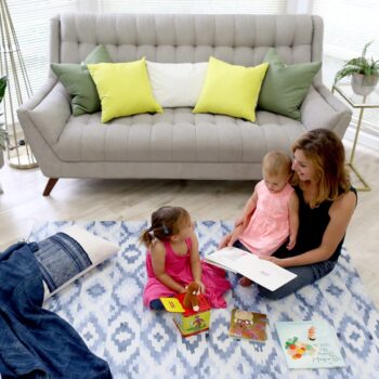 Yay Mats Stylish Extra Large Soft Baby Play Mat. Soft, Thick, Non-Toxic Foam playmat Covers 6 ft x 4 ft. Expandable Interlocking Floor Tiles Toddlers and Kids Playmat Tummy Time Mat