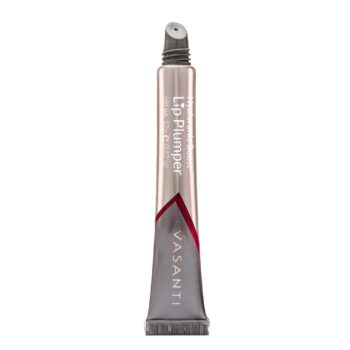 VASANTI Lip Plumper Hyaluronic Boost - Glossy Paraben-Free, Hydrates Softens and Volumizes Lips Natural Lip Enhancer (KISS ME QUICK - Clear)